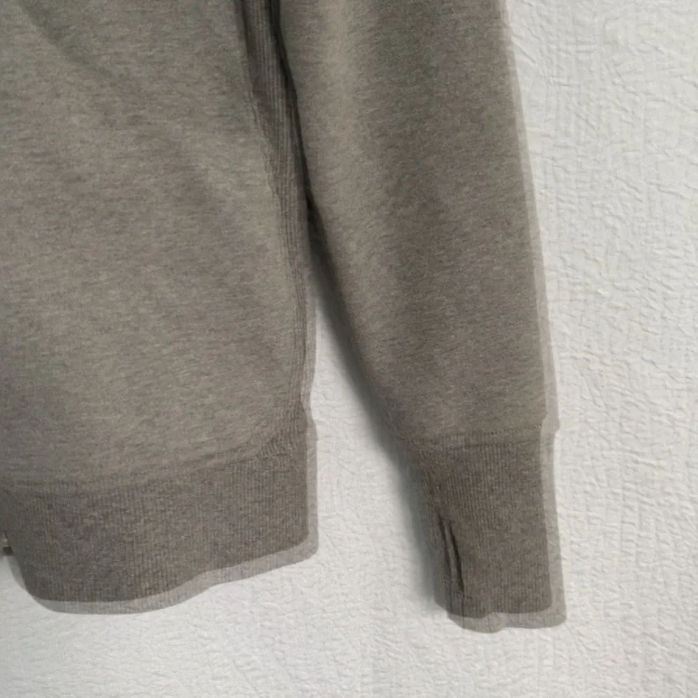 Lululemon Asymmetrical Gray Zip-Up Scuba Jacket - Picture 6 of 11